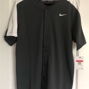 Nike Gray and White Performance Jersey